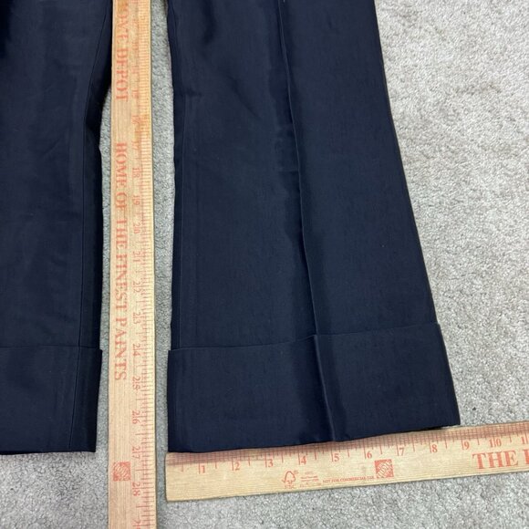 Marisa Minicucci Pants Black Pockets Women’s Size 8 - Picture 4 of 12
